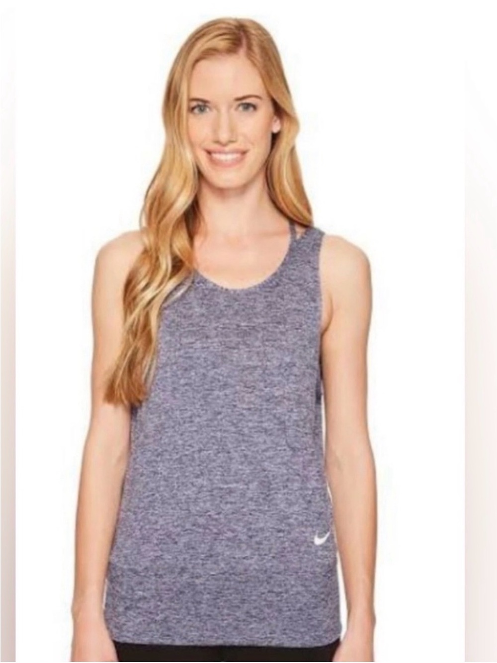 Nike Women’s Grey Heather Scoop Neck Tank Top